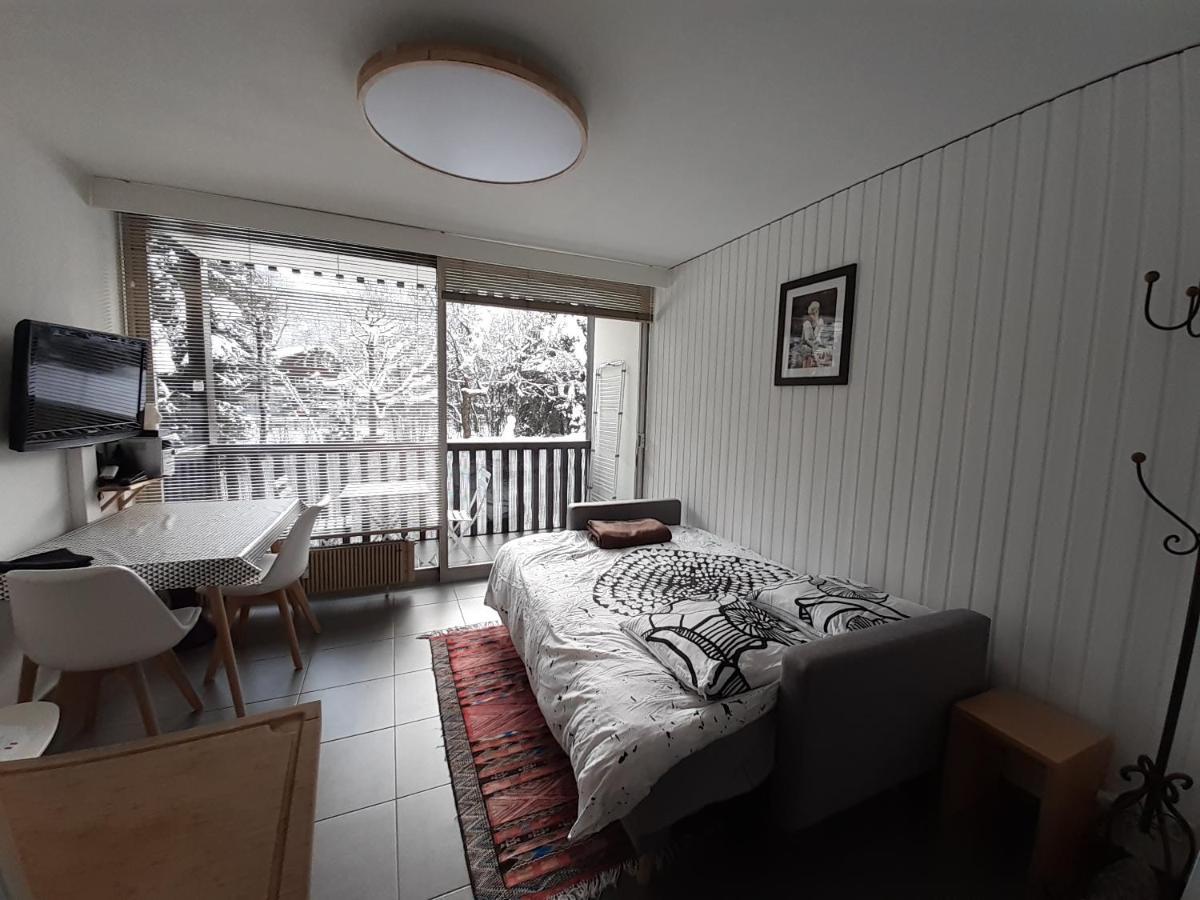 Studio Quartier Calme Centre Ville Vue Mont Blanc Chamonix Mont Blanc Exterior foto