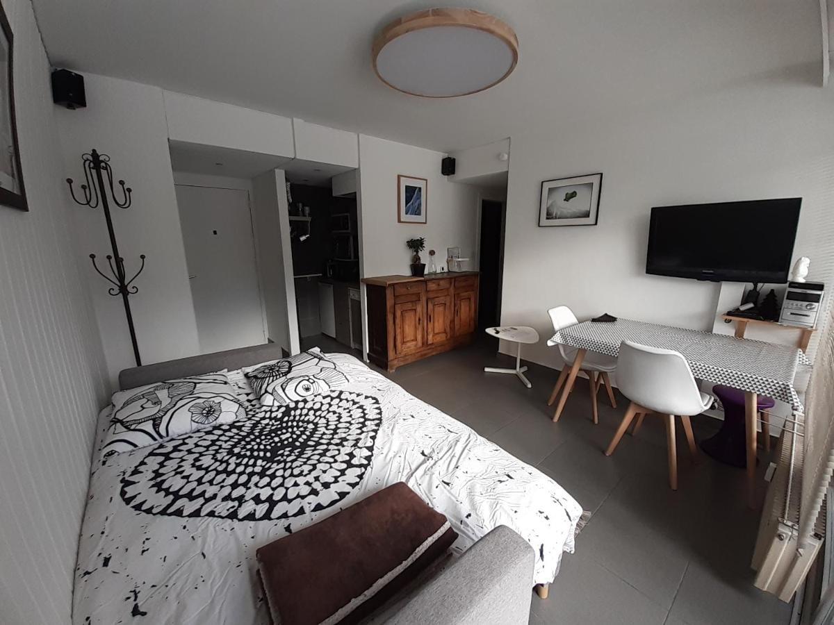 Studio Quartier Calme Centre Ville Vue Mont Blanc Chamonix Mont Blanc Exterior foto